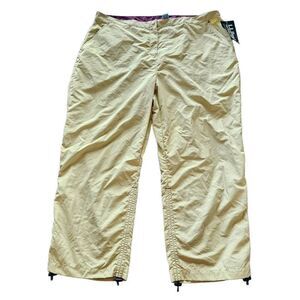 L.L. Bean womens Sz 20 Reg beige hiking pants